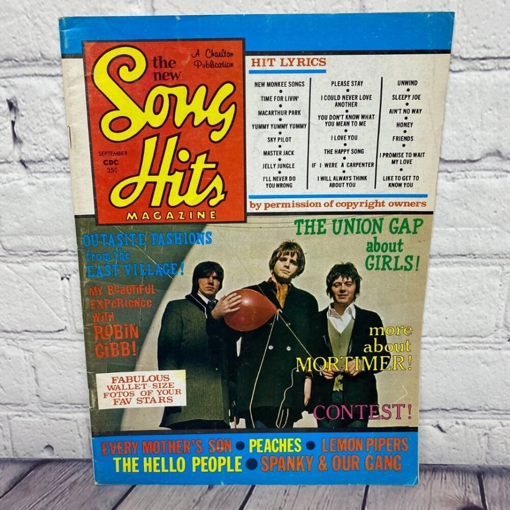 Vintage Magazine Song Hits Vol. 32 No. 31 September 1968 - More About Mortimer